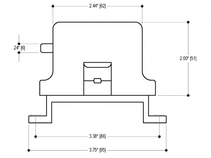 BP Small Diaphragm Pump - BP-101 - Drawing View2