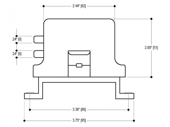 BP Small Diaphragm Pump - BP-202 - Drawing View2
