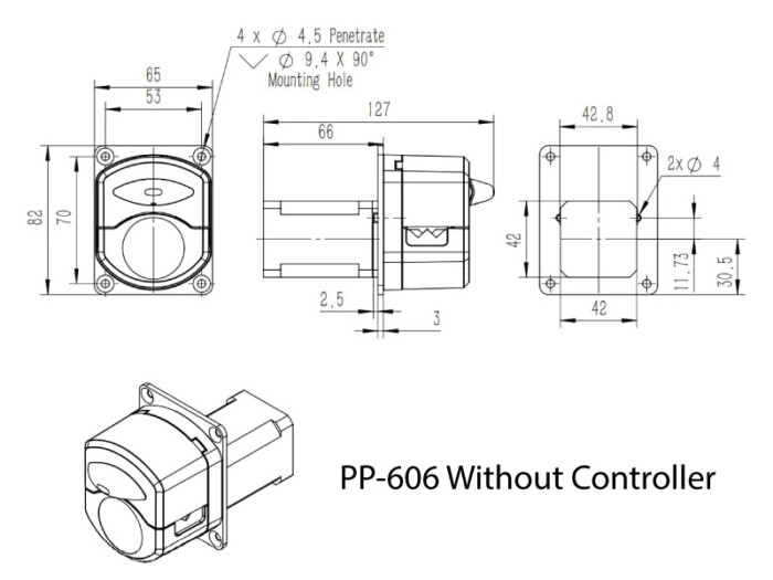 Precision-Peristaltic-Pump-OEM-PP-606-Without-Controller